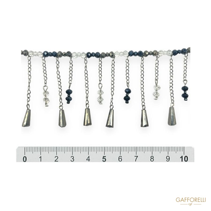 Pendant Chain With Bright Beads A457 - Gafforelli Srl