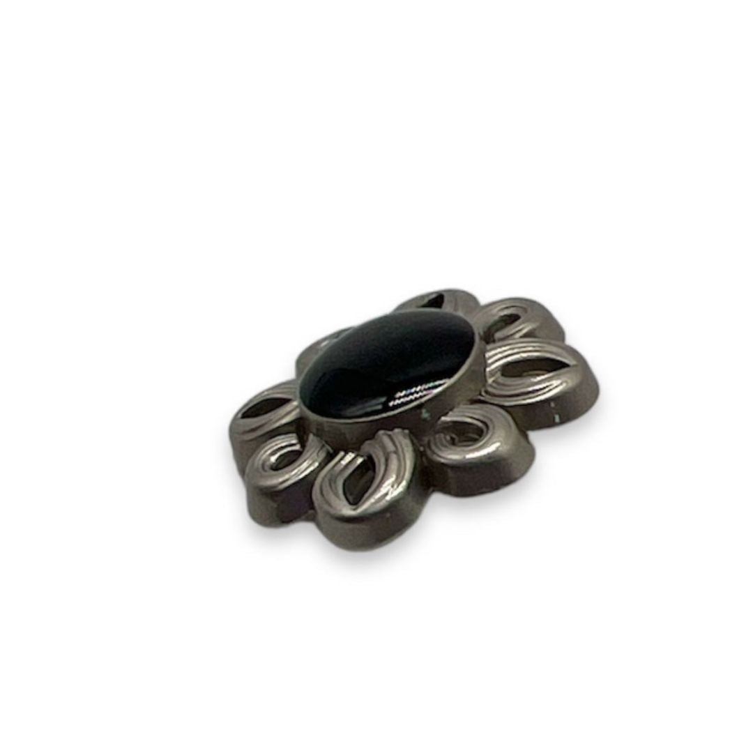 Flower Button- Art. B177 - Gafforelli Srl metal buttons
