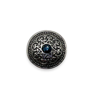 Coat Of Arms Button With Rhinestones - Art. B194 -