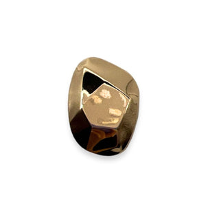 Shiapparelli-style Hammered Metal Button- Art. B199 -
