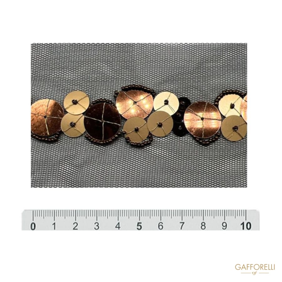 Ribbon Trimmings with Sequins and Central Beads H396