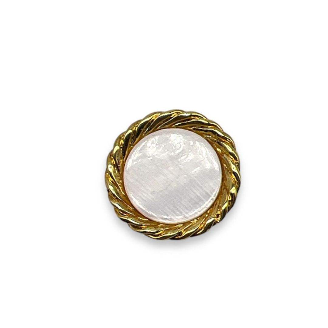 Mother Of Pearl Chanel Style Button- Art. G127 - Gafforelli