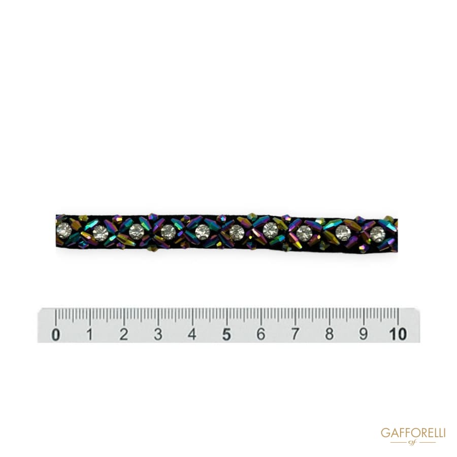 Rhinestone Trimmings and Multi Beads H142 - Gafforelli Srl