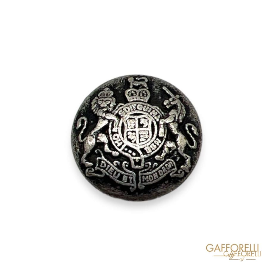 Coat of Arms Button - Art. B192 - Gafforelli Srl metal
