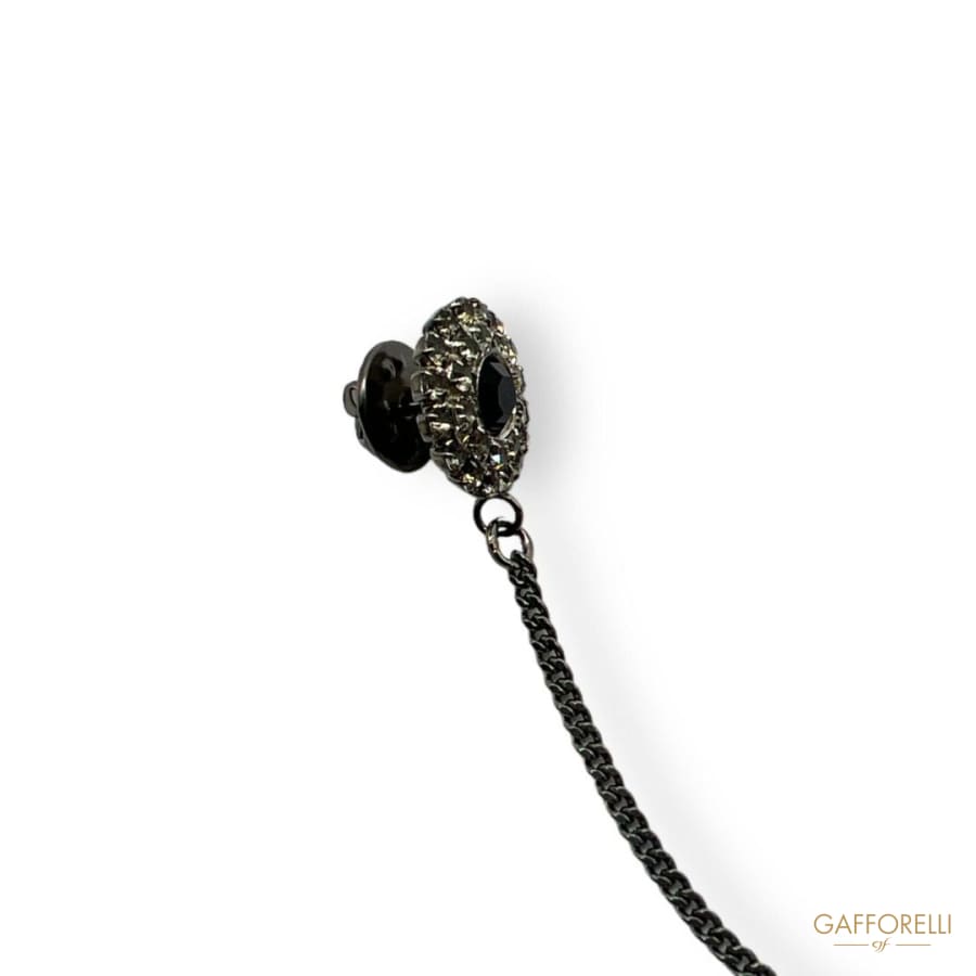 Elegant Pendant Brooch with Rhinestones for Ceremonies U575