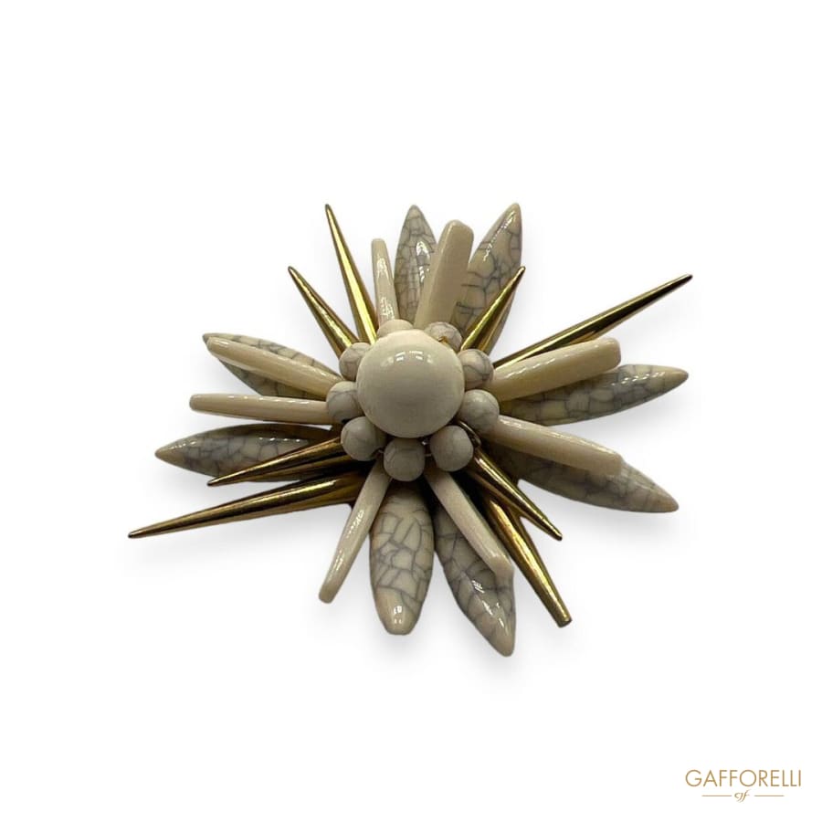 Flower Brooch- Art. H419 - Gafforelli Srl brooches