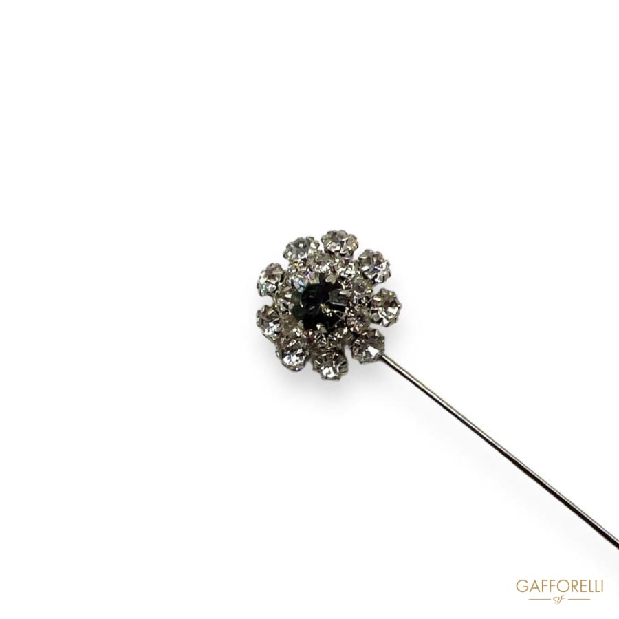 Toe Cap with Flower-shaped Rhinestones U167 - Gafforelli