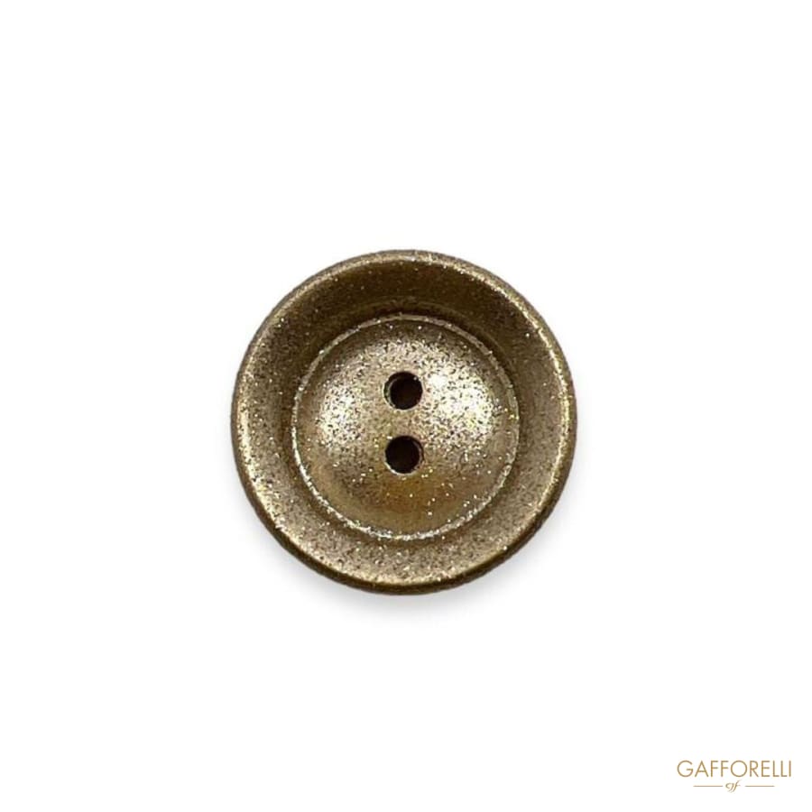 Two-hole Glitter Button- Art. D414 - Gafforelli Srl