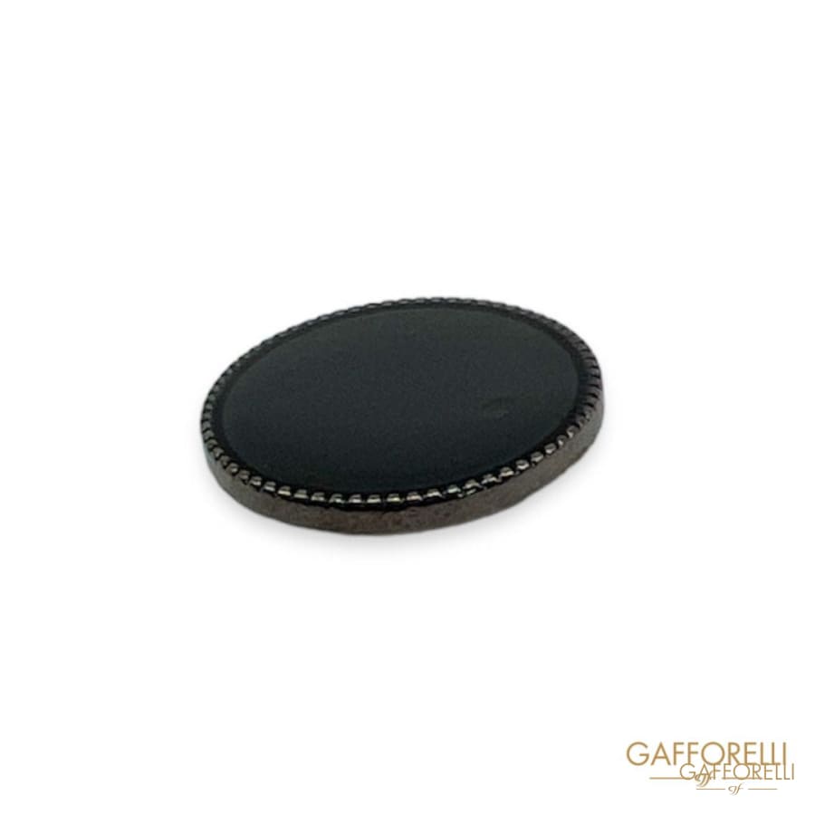 Metal Button with Colored Central - Art. U546 - Gafforelli