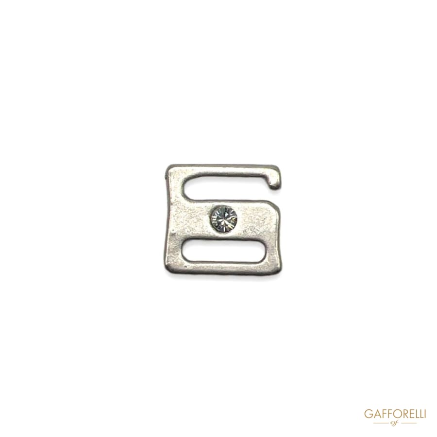 Metal Passerby with one Strass Art. 5824 - Gafforelli Srl