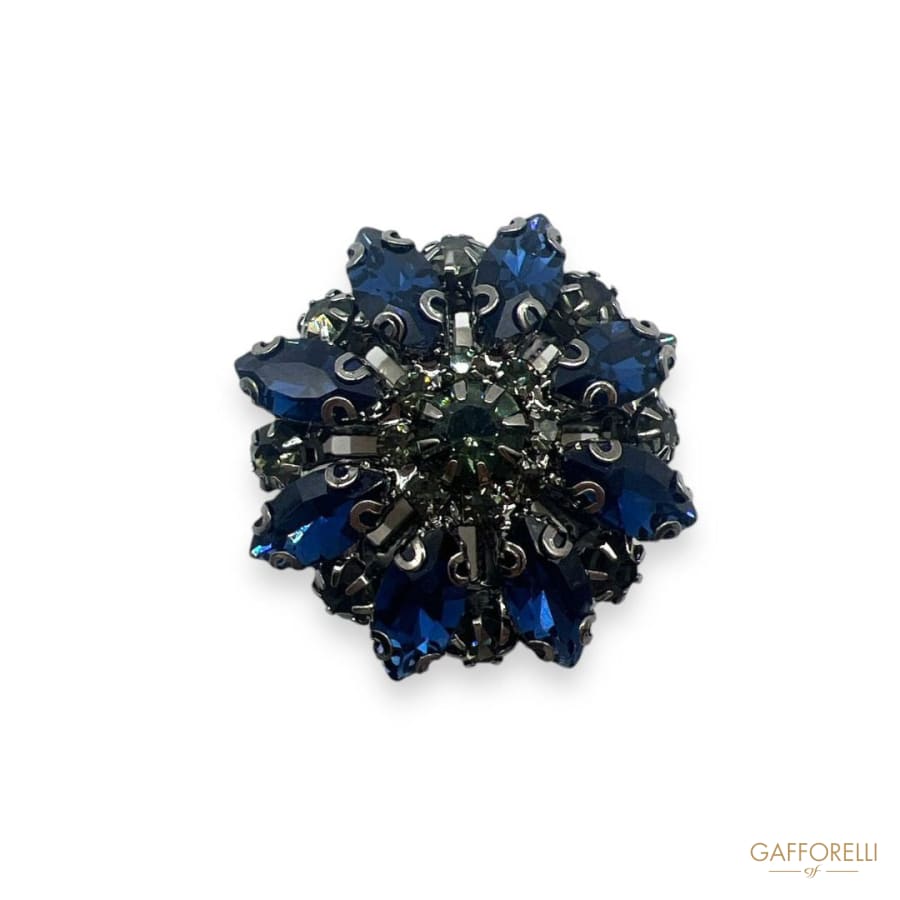 Jewel Button with Different Shapes of Stones