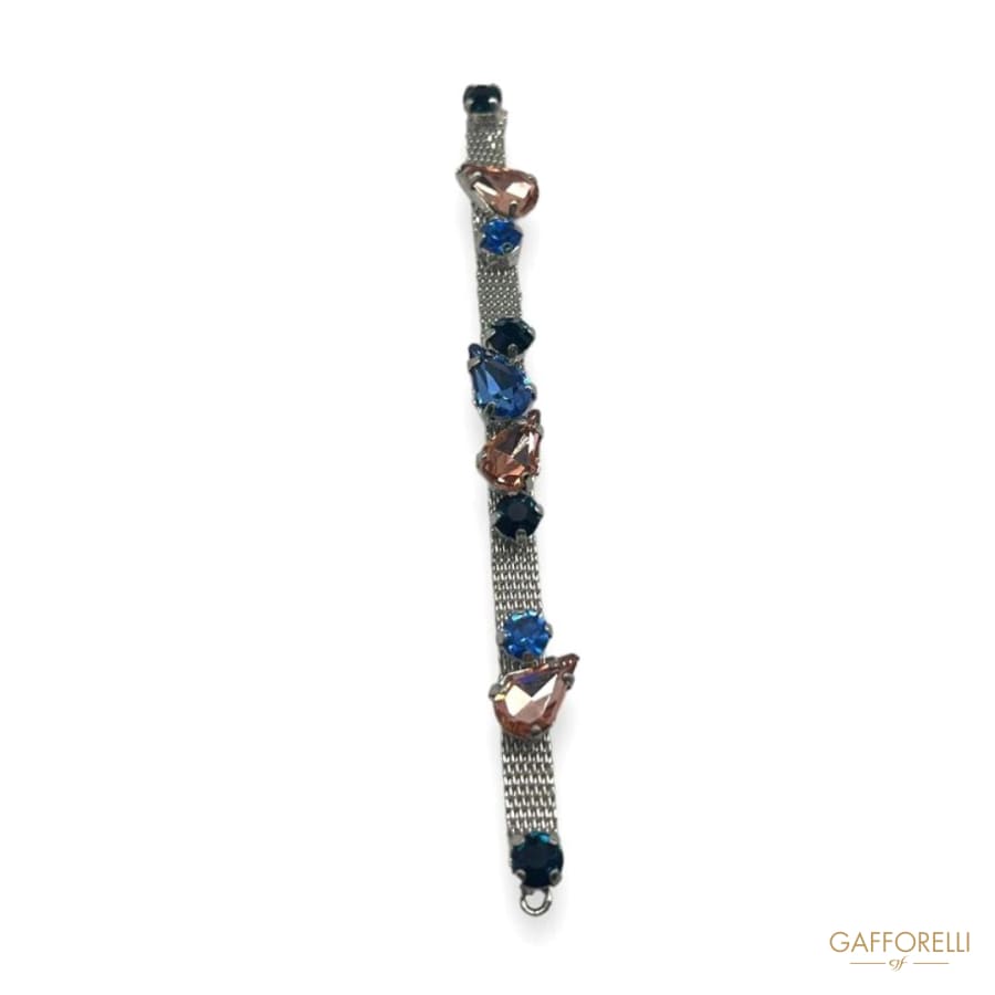 Shoulder Strap with Jeweled Stones Art. A436 - Gafforelli