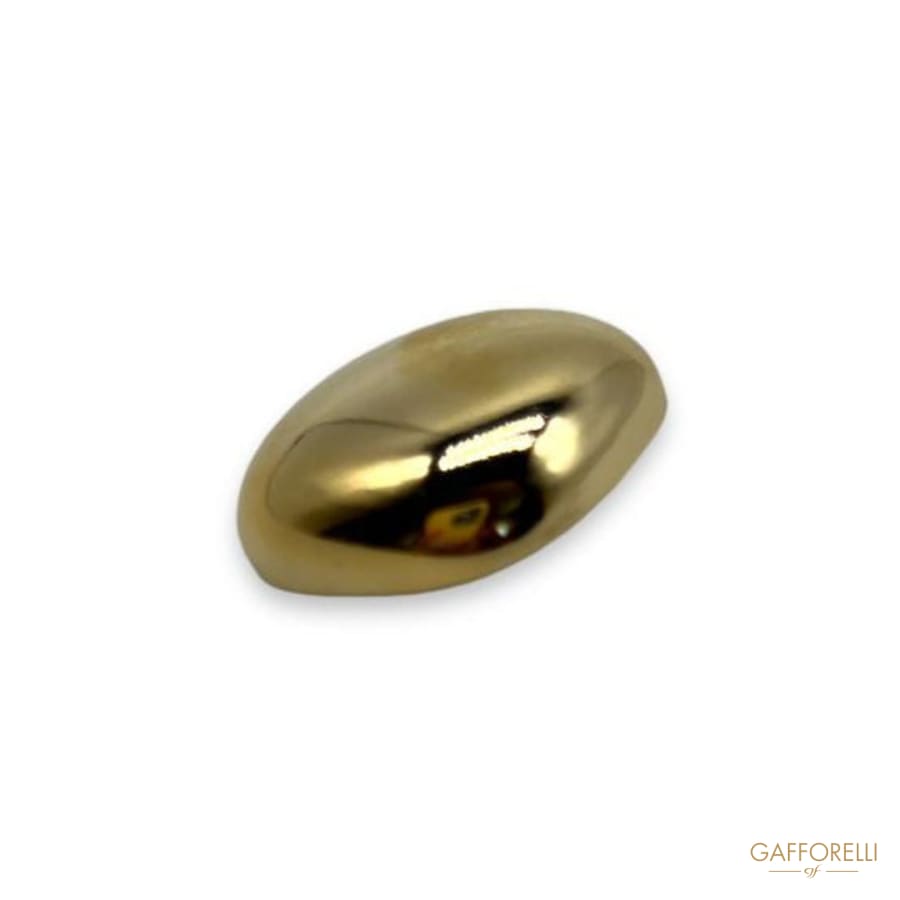 Square Golden Metal Reflective Button- Art. D367