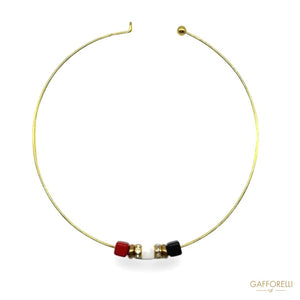 Stiff Neckline With Charms - Art. E297 - Gafforelli neckline