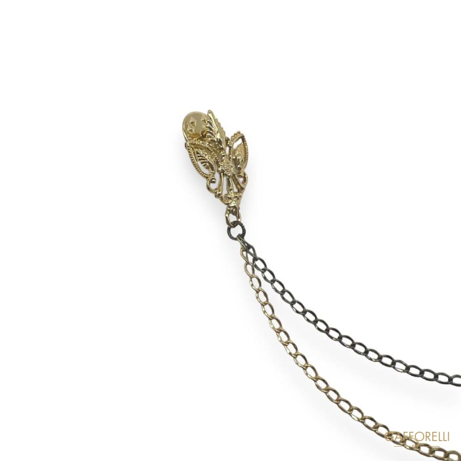 Two-tone Pendant Pin U366 - Gafforelli Srl men’s
