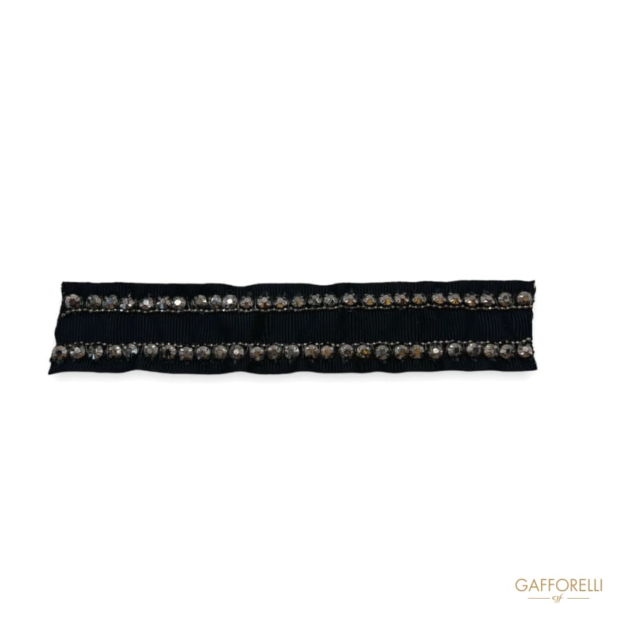 Trimmings with Rhinestones and Chain H164 - Gafforelli Srl
