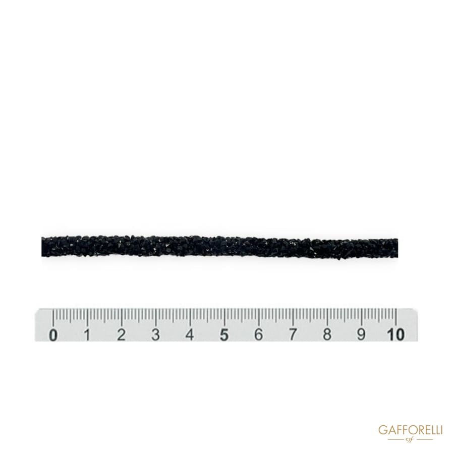 Tubular with Wavy Rhinestones H453 - Gafforelli Srl