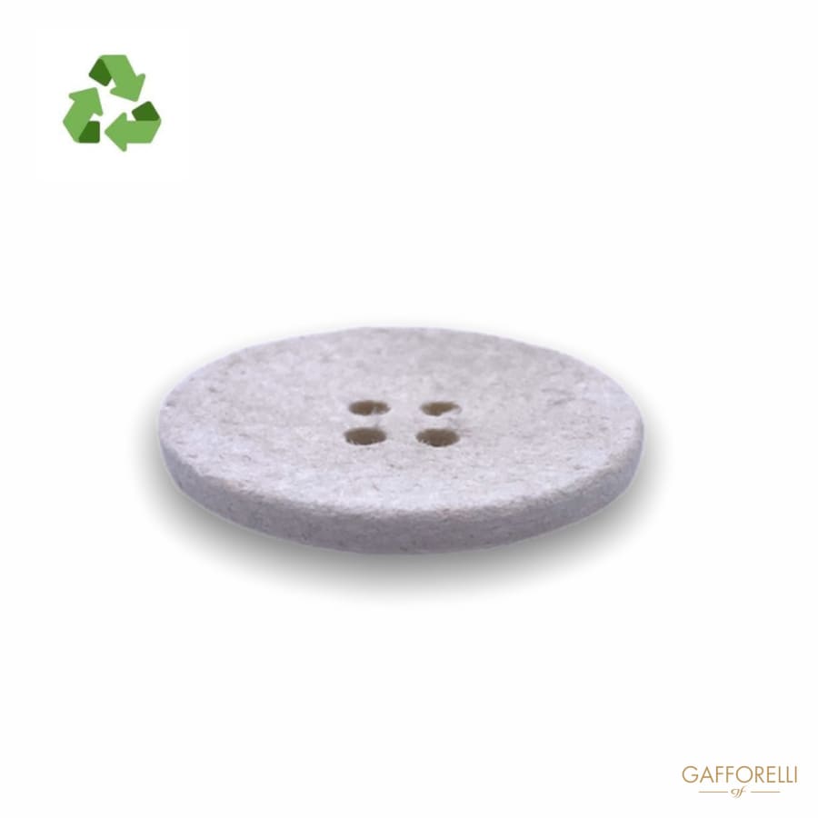 Button with Recycled Cotton Fibers D300 - Gafforelli Srl
