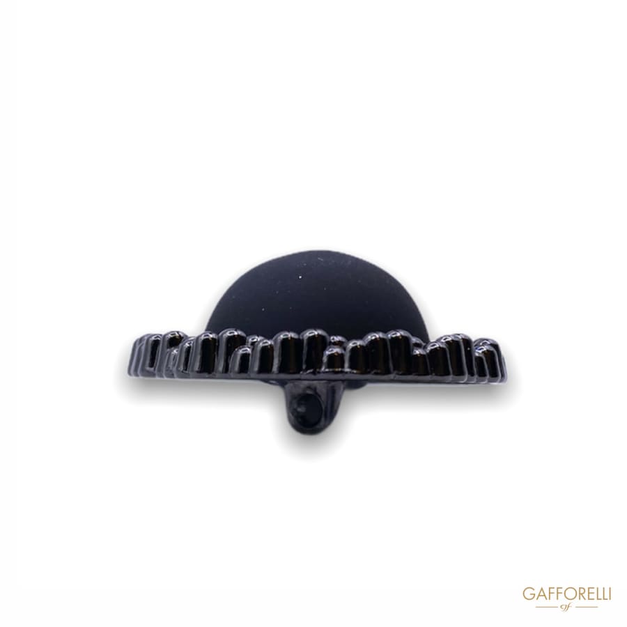 Chanel Style Metal Button B136 - Gafforelli Srl BLACK