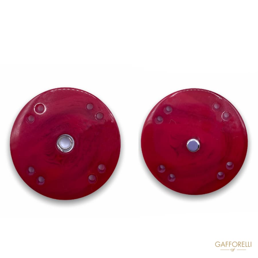Colored Automatic Buttons in Polyester 8070 - Gafforelli