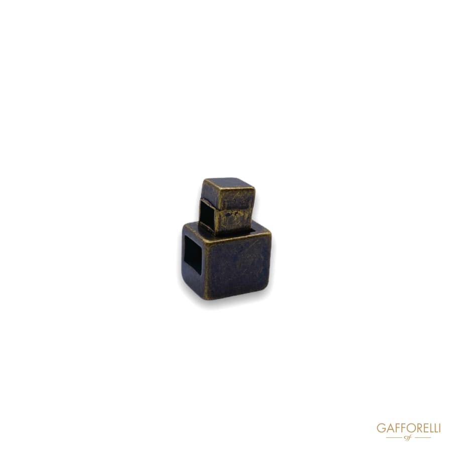 Dorma Square Cord Stopper in Antiqued Brass 2695