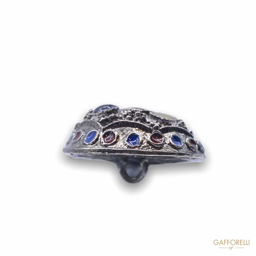 Ethnic Metal Button B135 - Gafforelli Srl ETHNIC STYLE