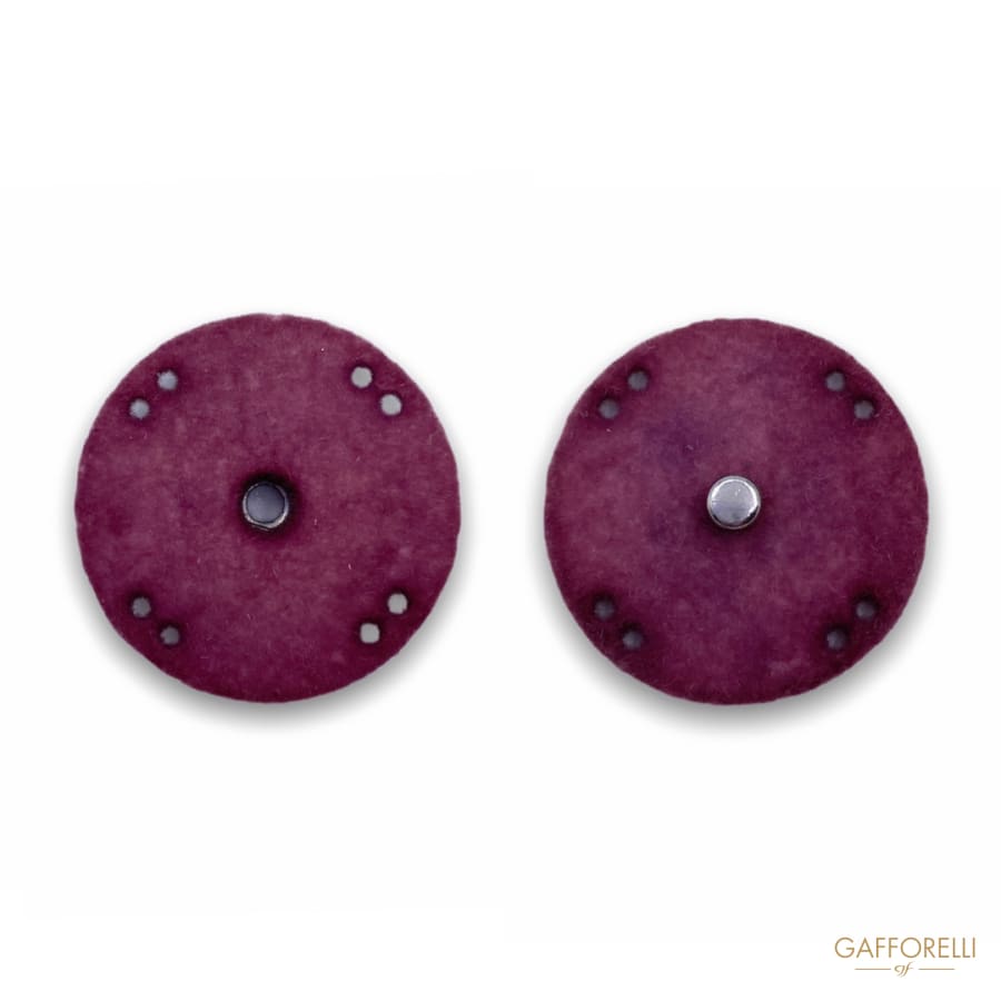 Flocked Snap Buttons B137 - Gafforelli Srl LIGHT • MODERN