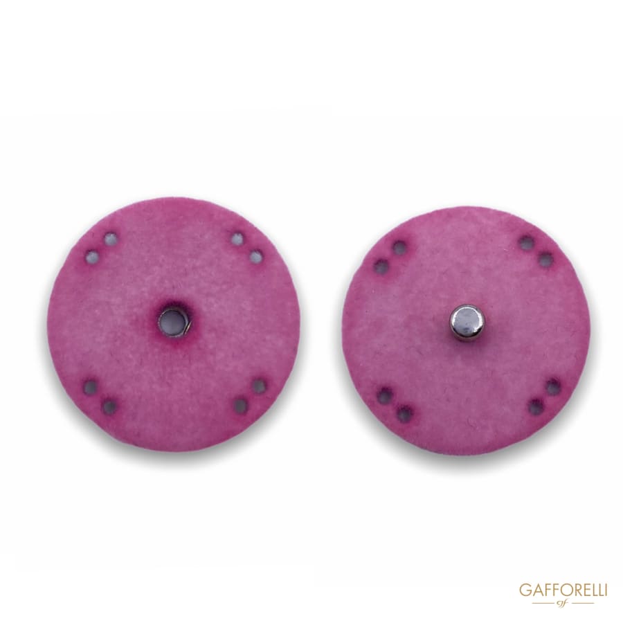 Flocked Snap Buttons B137 - Gafforelli Srl LIGHT • MODERN •