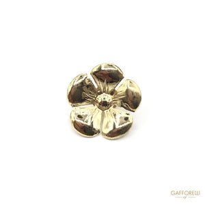 Flower Metal Button 1 Cm - Art. A139 SHIRT