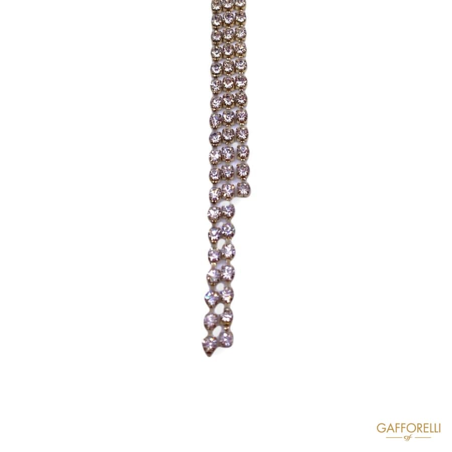 Golden Tassel with Strass A443 - Gafforelli Srl tassels