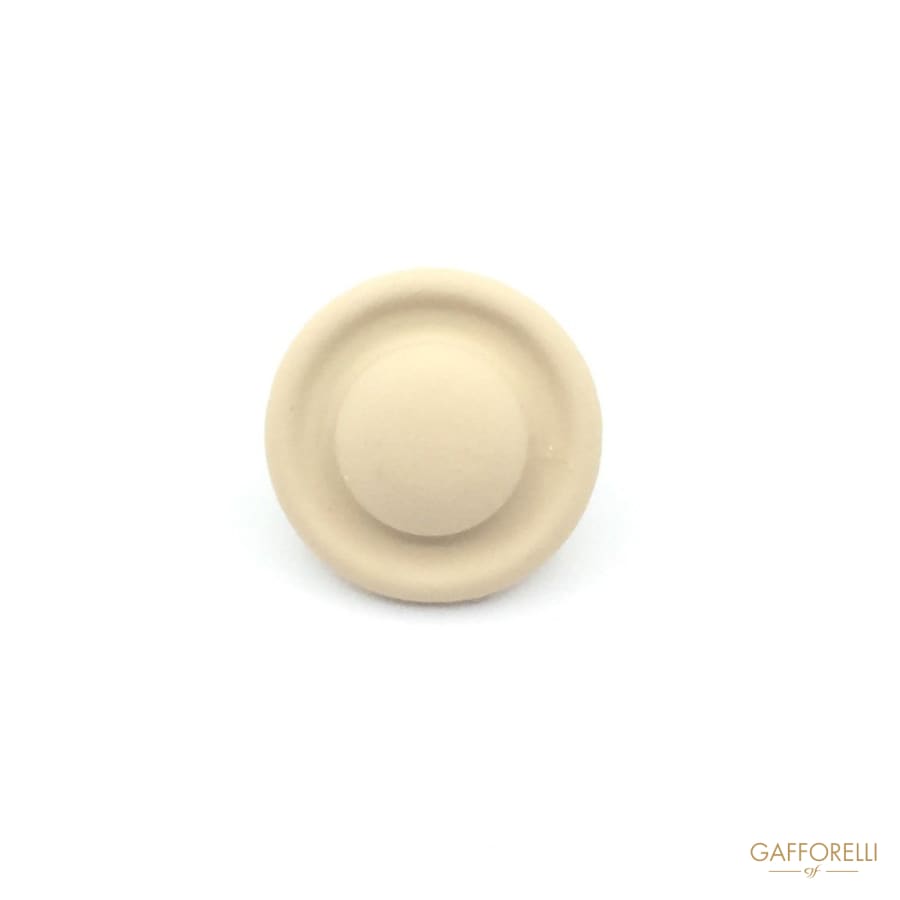 Metal Rubber Round Button - Art. 4965 Go SHIRT