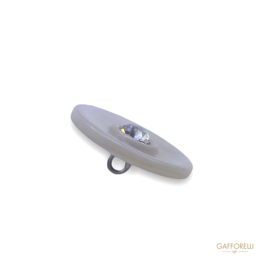 Mother of Pearl Button with Central Swarovski 896