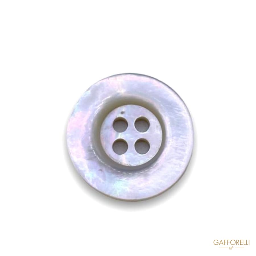 Mother of Pearl Buttons with Border 413 - Gafforelli Srl