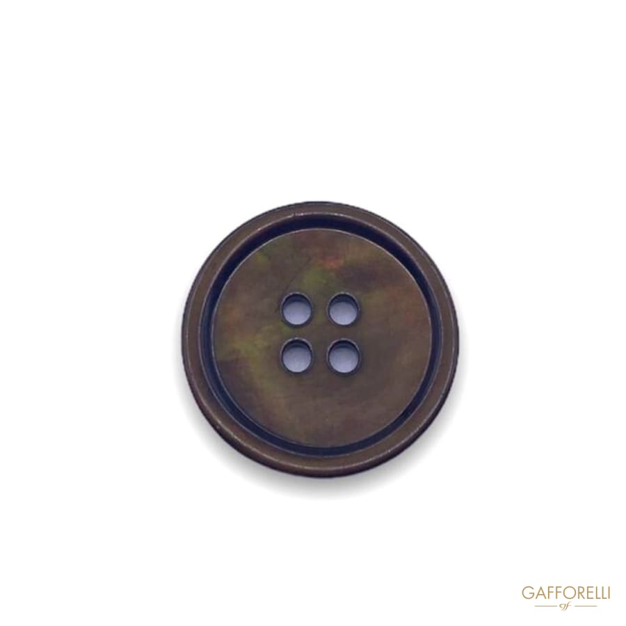 Mother of Pearl Buttons with Border 436 - Gafforelli Srl