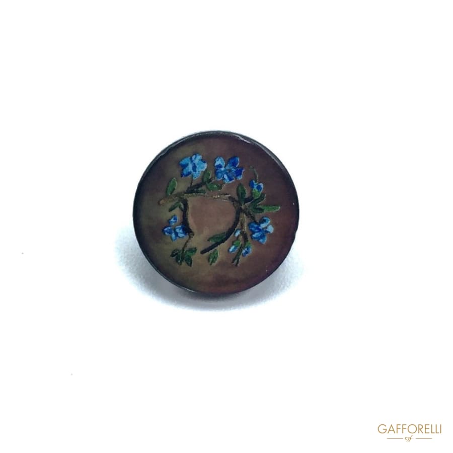 Mother of Pearl Buttons with Floreal Fantasy - Art. 996