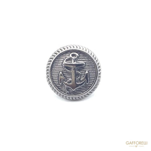Navy Style Metal Buttons With Anchor - Art. 4962 SHIRT