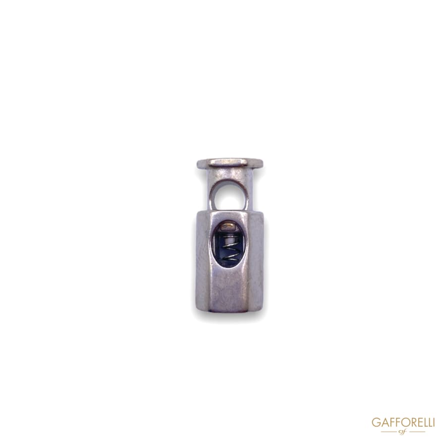 One Hole Metal Hexagonal Cord Stopper 2692 - Gafforelli Srl