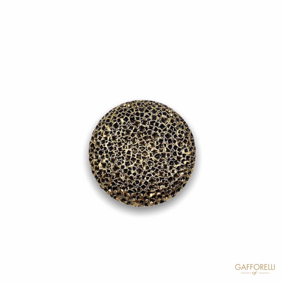 Polyester Button with Lava Rock Effect D312 - Gafforelli