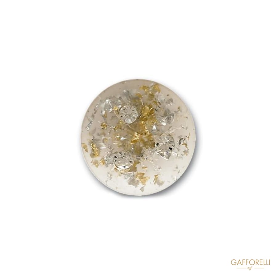 Polyester Buttons with Rhinestones - Art. 6605 polyester