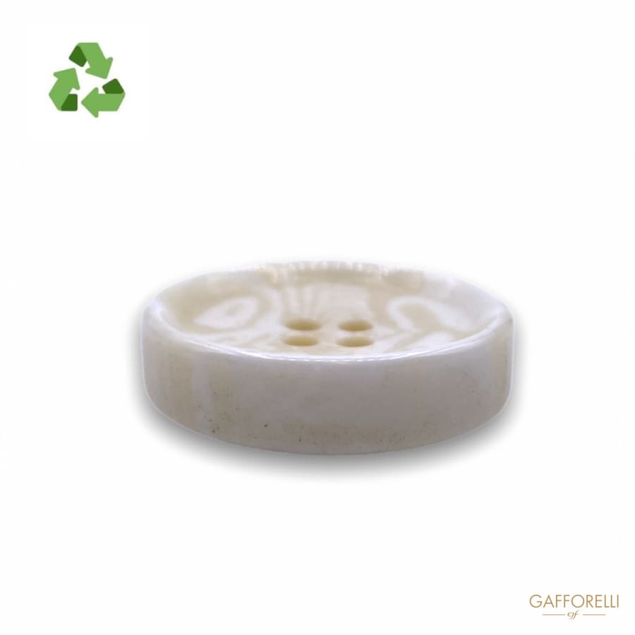 Recycled Button in Corozo Powder D286 - Gafforelli Srl