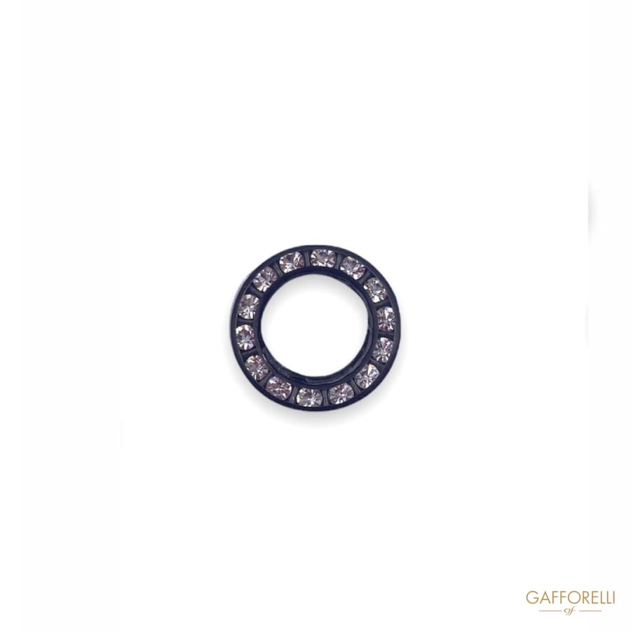 Rhinestones Eyelet E144 - Gafforelli Srl BRASS • CRYSTAL