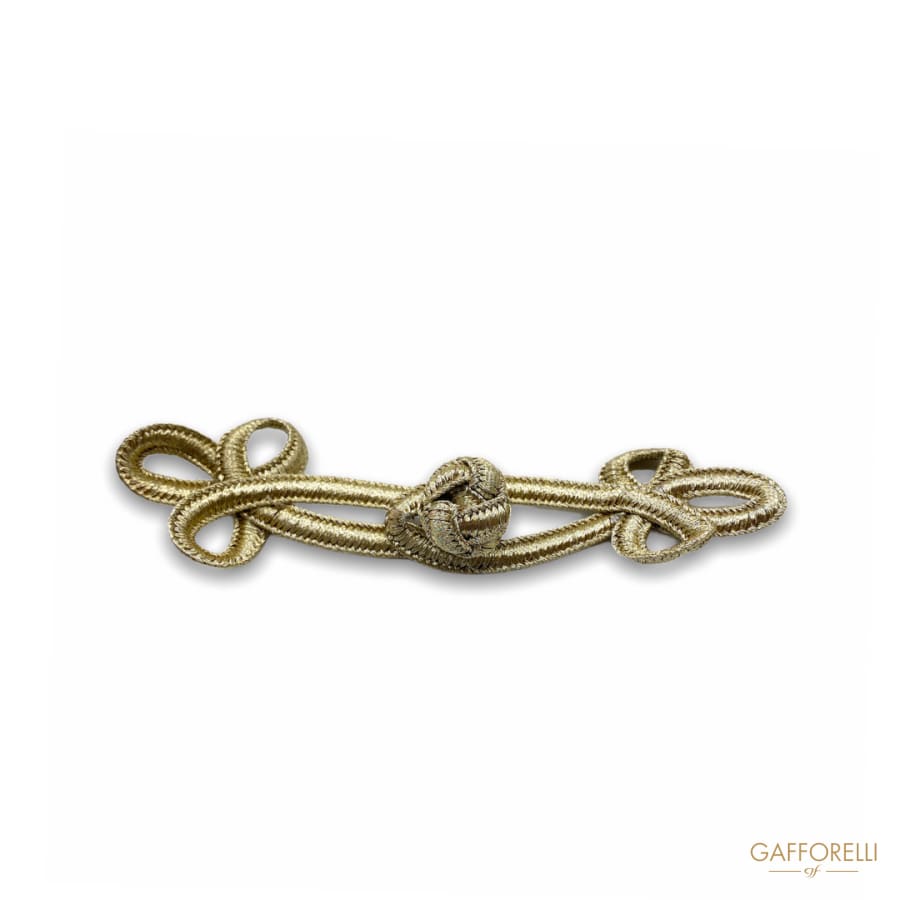 Rope Toggles Wrapped in Gold Colored Polyester H367