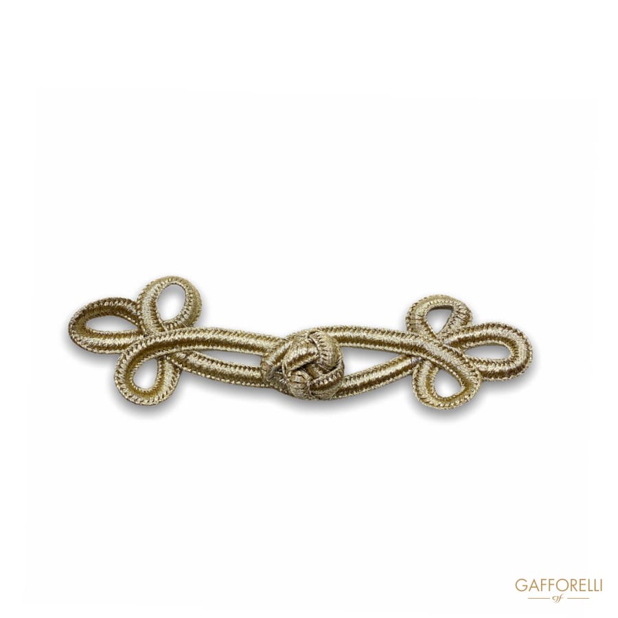 Rope Toggles Wrapped in Gold Colored Polyester H367