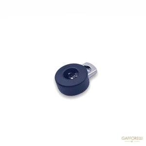 Round Cord Stopper In Painted Metal E135 - Gafforelli Srl