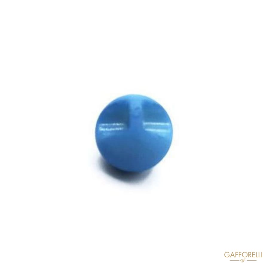 Rubberized Effect Polyester Button with Pass Hole - Art.