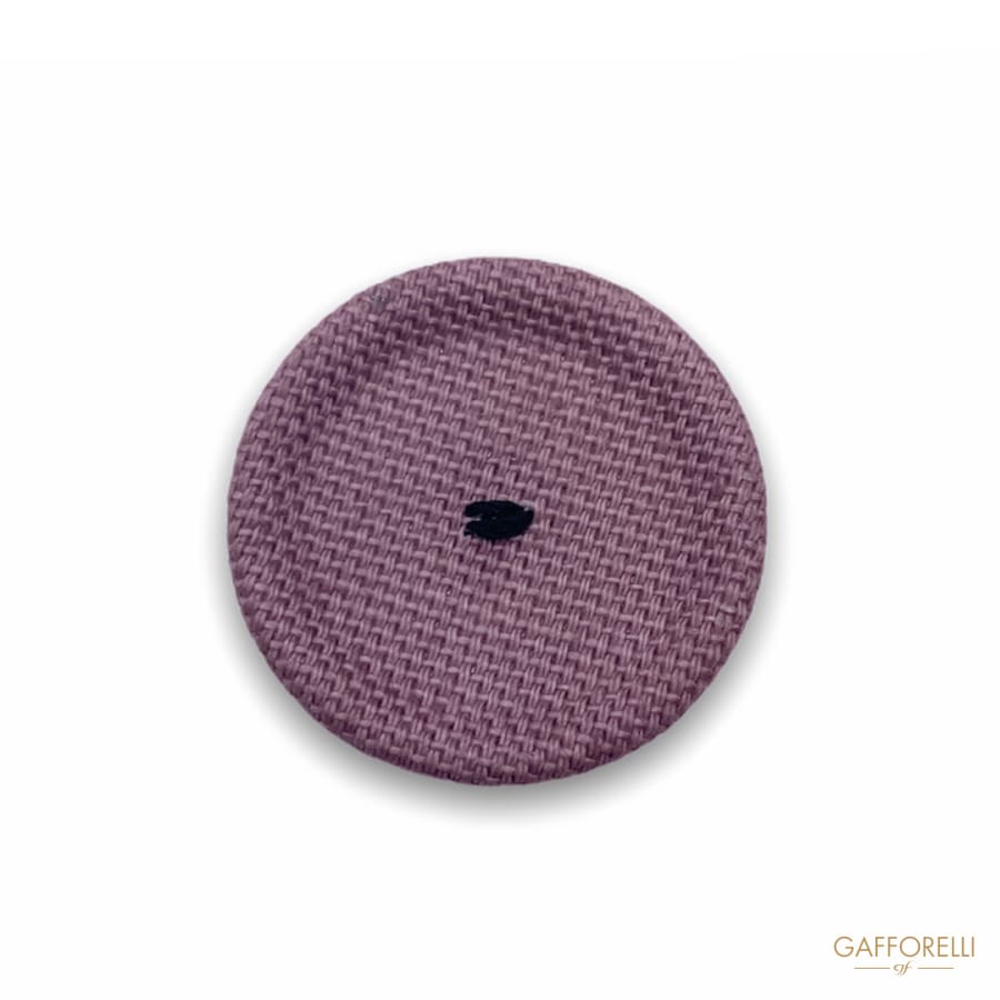Simple Button Covered In Colored Fabric H294 - Gafforelli