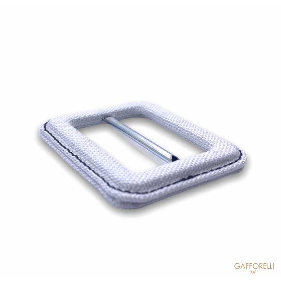 Square Buckle Covered With Designer Fabric Stitching H301-