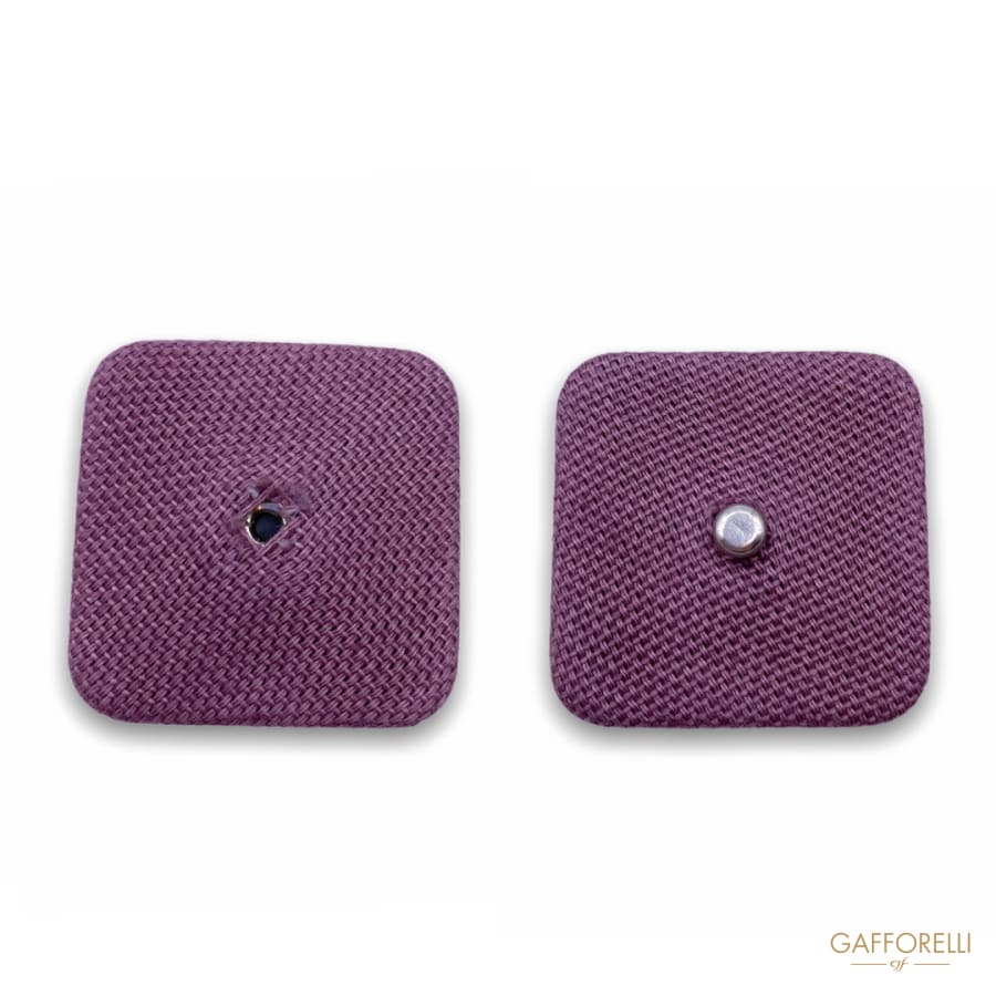 Square Lined Button 1822 - Gafforelli Srl fabric • LIGHT •