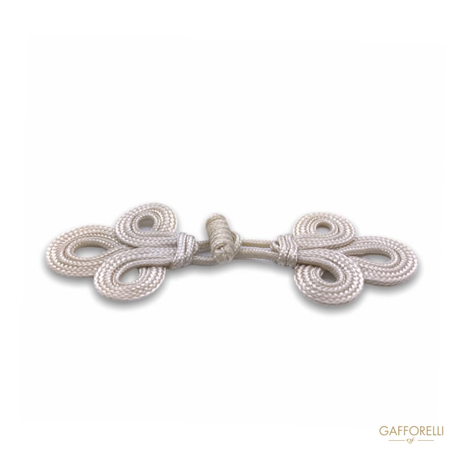 Toggle with Soft Rope Embroidery H321 - Gafforelli Srl
