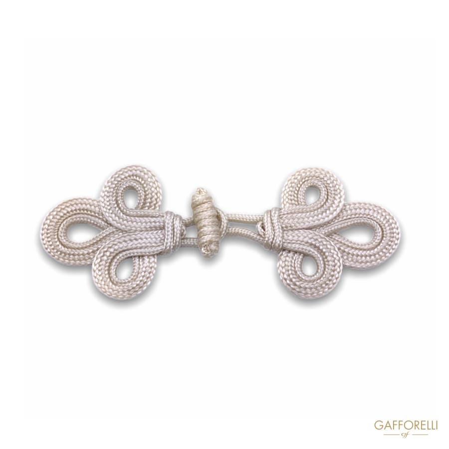 Toggle with Soft Rope Embroidery H321 - Gafforelli Srl